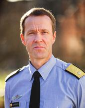Generalinspektør for Luftforsvaret midt i sin beordringsperiode tidlig på 70-tallet. General Skinnarland har fungert i sjefs stillingen siden høsten 2016.