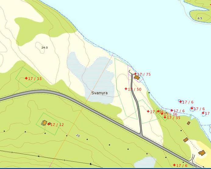 4.0 Planområdet Arealplanen. Planområdet ligger i et område som i arealplanen er avsatt til i LNF-område og grenser til sjøen.