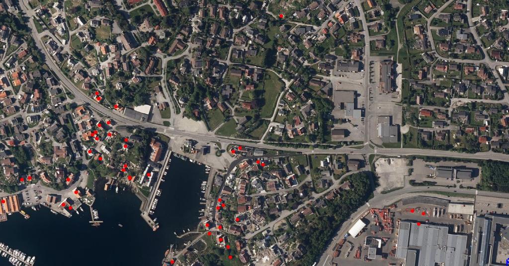 Arealbruk Planområdet utgjør ca. 190 daa. (inkl. sjøarealene). Ved planoppstart i 2009 gjaldt følgende arealbruk. Tabell 1 Arealbruk (2009). Siden 2009 har det ikke vært betydelige arealendringer.