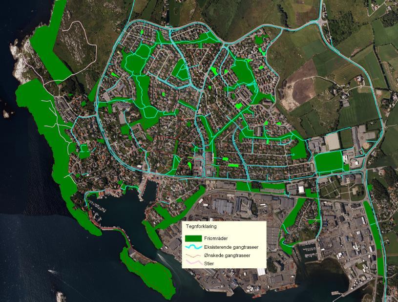 I tillegg finnes enkelte hus og steder innenfor planområdet som er av identitetsskapende verdi. Dette gjelder bussgarasjen, Torkelsparken og kommunekaien, men disse områder har ikke vernestatus.