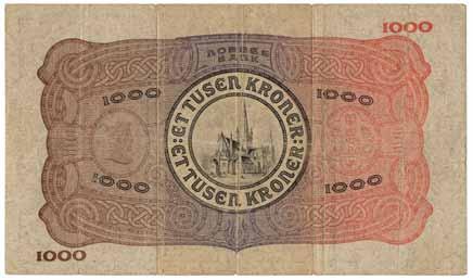 Sedler Sedler/Banknotes 7 1000 kroner 1926. A0319585.
