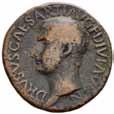 Antikke mynter KEISERTIDEN/THE EMPIRE 789 789 DRUSUS d. 23 e.kr., Æ as, Roma 23 e.kr. R: Innskrift rundt SC S.1794 1 300 790 NERO 54-68, aureus, Roma 64-65 e.kr. (6,97 g). R: Nero stående S.