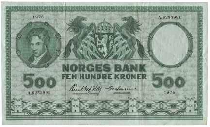 Sedler Sedler/Banknotes 46 500 kroner