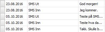 Fra skjermbilde Forside kan man også sende SMS til jobbsøker eller ansatte fra kolonnen Handling. 12. Tabelloppsett/Diverse Betinget formattering i tabeller.