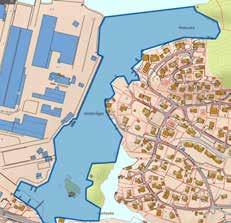 Arealet er avrundet 91 200 m 2. Kartgrunnlag: Statens kartverk Sjø. Figur 6.