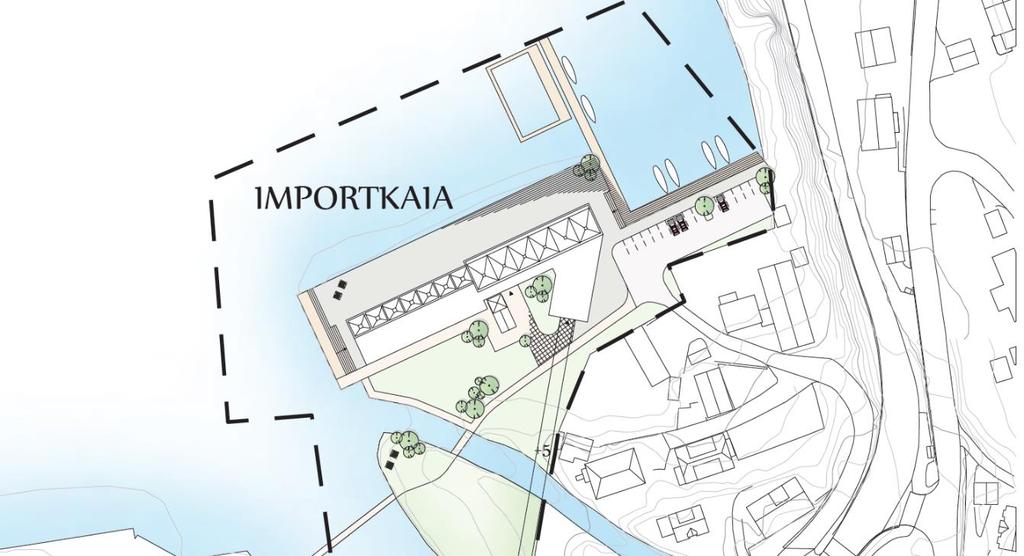 1.3 Odda kommune sine ambisjonar for området Freimssanden Området rundt bygningane skal leggast til rette som eit attraktivt område med moglegheiter for småbåthamn og nærleik til sjø for alle.
