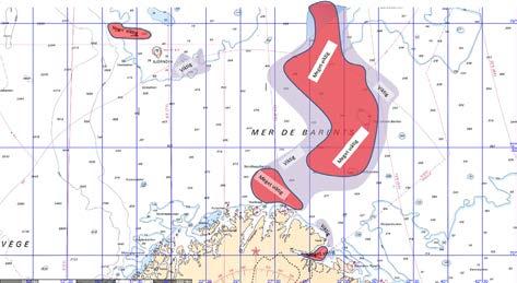 75 N 70 N 10 E 2 7 3 9 3 7 2 1 0 5 npd1039 Svalbard 20 E 2 2 20 E 2 0 1 4 1 2 0 4 2 3 Norge 30 E 2 4 0 3 1 5 30 E 40 E 1 3 1 0 0 2 Russland 50 E 1 1 Sporing fiskefartøy Aktivitetspunkt Barentshavet