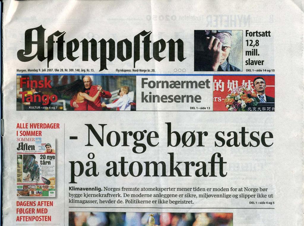 Bærekraftig kjernekraft?