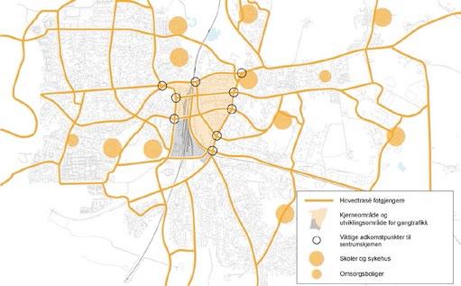 Grunnlag for gode løsninger finnes gjennom kartlegging Lokale gåstrategier og