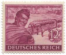 («Den som ønsker å redde et folk, kan bare tenke heroisk».) Etter dette ble frimerker med Hitlers portrett utgitt nesten hvert eneste år.