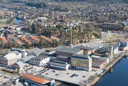 Det var Hydros nye kraftstasjon Lienfoss fra 1911 i Tinnåa som forsynte ovnene med elektrisitet. I kalksalpeterfabrikken (objekt 7.
