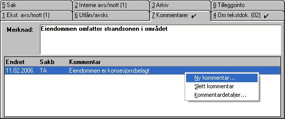 108 Kapittel 3: Arbeide med journalposter Hvis journalposttype er U, kan type I og N velges. Hvis journalposttype er I, kan type U velges. Hvis journalposttype er N eller X, kan type N velges.