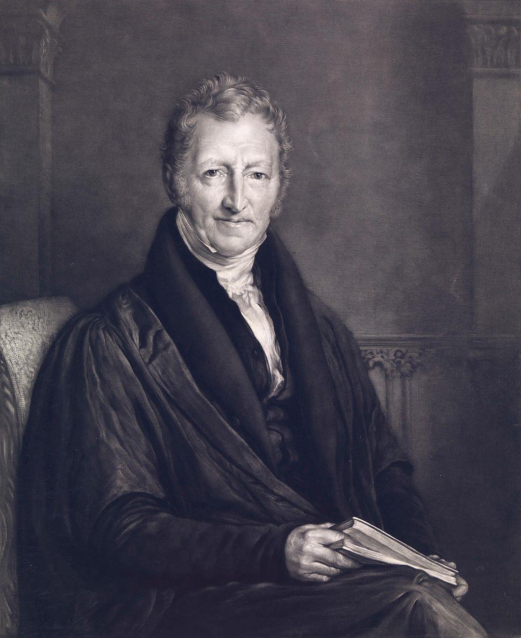 Thomas Robert Malthus (1766-1834) Mente befolkningen ble holdt nede av sykdom og underernæring Produksjonsvekst ville skape