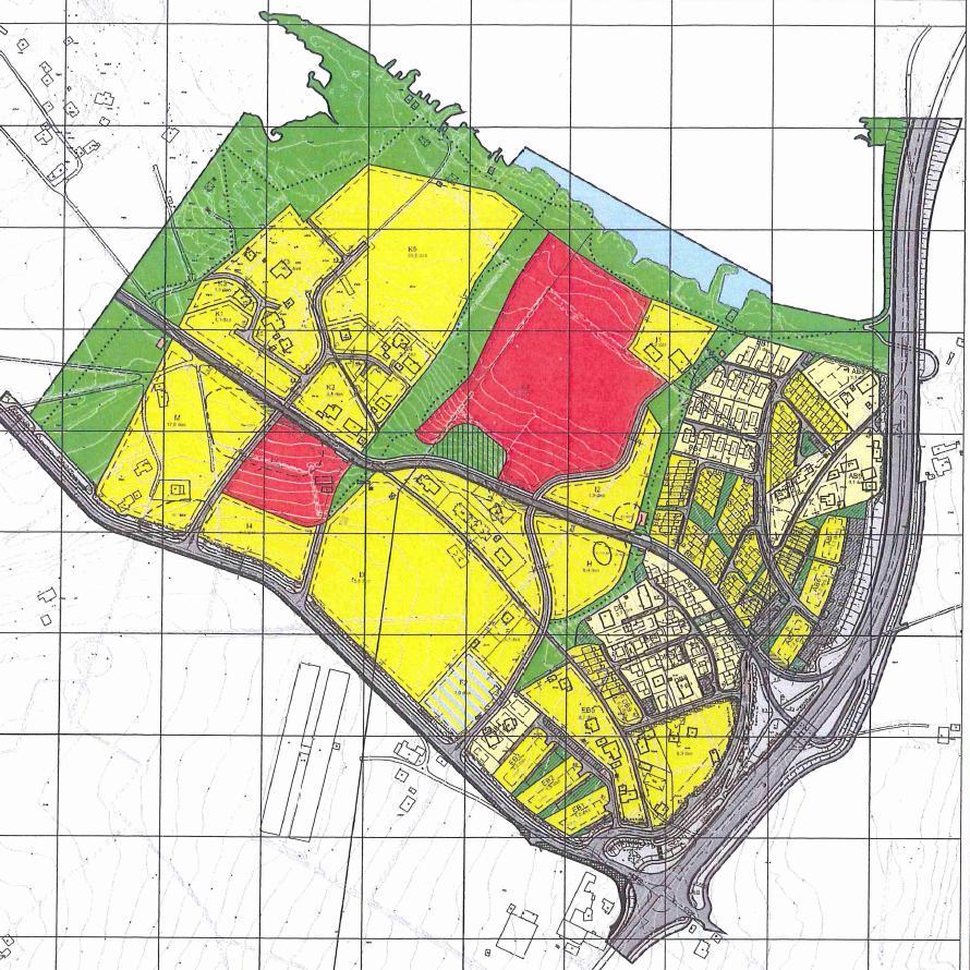 Figur 2 viser plasseringen av plan 09 innenfor plan 0393. Ny skole Plan 09 Ny busstrasé Jåsund Ring Tanangerveien Figur 2: Plassering av plan 09 innenfor plan 0393 1.