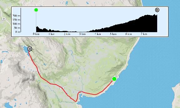 Karusell nr 2 Finnvikdalen(tempo) Tirsdag 16. mai kl 18:30 Start ved busslomme pa Finnes og ma l pa toppen av Finnvikdalen.