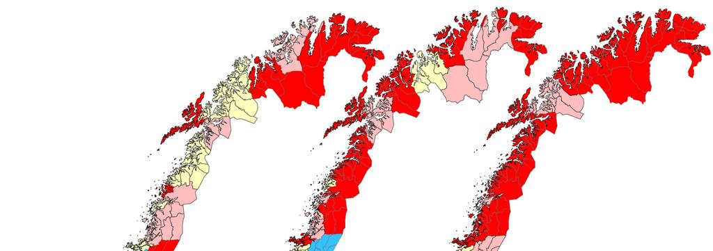 3.8 Mønstre for arbeidsmarkedsintegrasjon Figur 28: Ekstern, intern og samlet arbeidsmarkedsintegrasjon i norske regioner 2011.