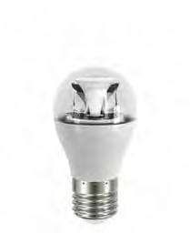 374506 AURA P45 BALL CLEAR 260LM 3,8W 2700K 230V E14 Ja 25