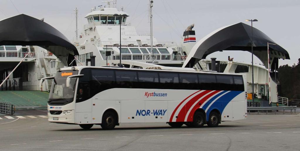 Hordaland- og Rogaland fylkeskommune Overordna kollektivtransport Bergen-Stavanger Utvikle ein kollektivstruktur med buss, båt og ferje som blir mest mogleg