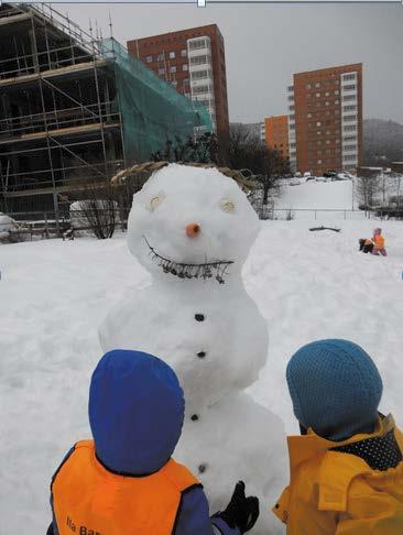 14 Snø forming ga barna mulighet
