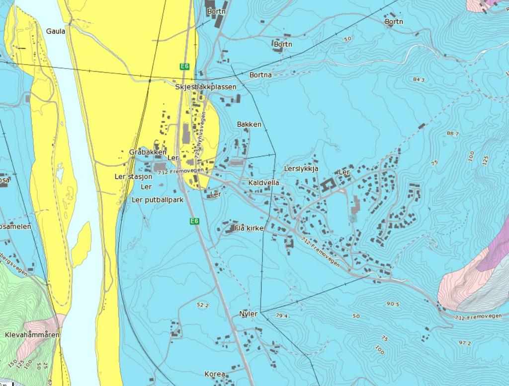 4 Grunnforhold 4 Grunnforhold 4.1 Kvartærgeologi Planområdet befinner seg i sin helhet under marin grense.