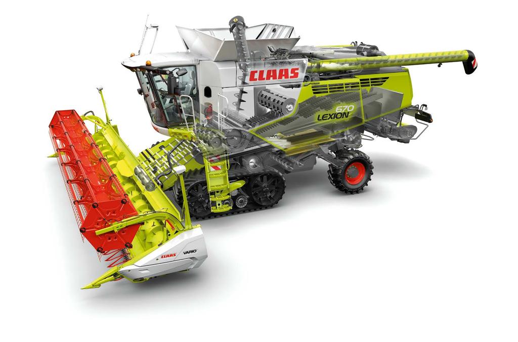 Oversikt over LEXION 600.