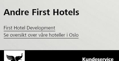 Promoterte rom Man kan velge om noen rom skal promoteres (vises lenger opp i resultatet i bookingløpet) foran andre.