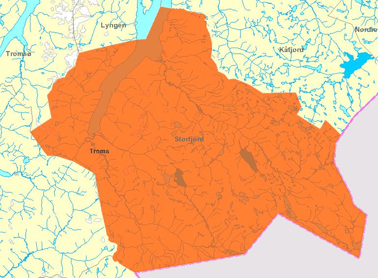 F. KART OVER STORFJORD KOMMUNE Lokal