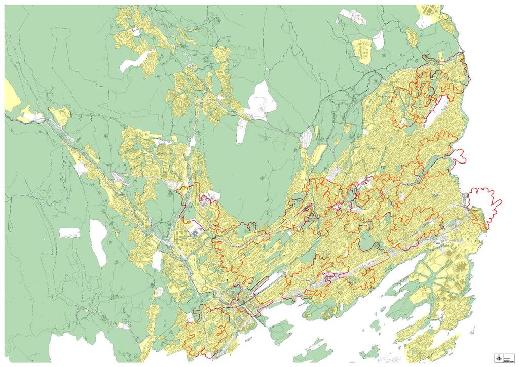 Langsiktig grønn grense Vekstgrense i Bærum kommune