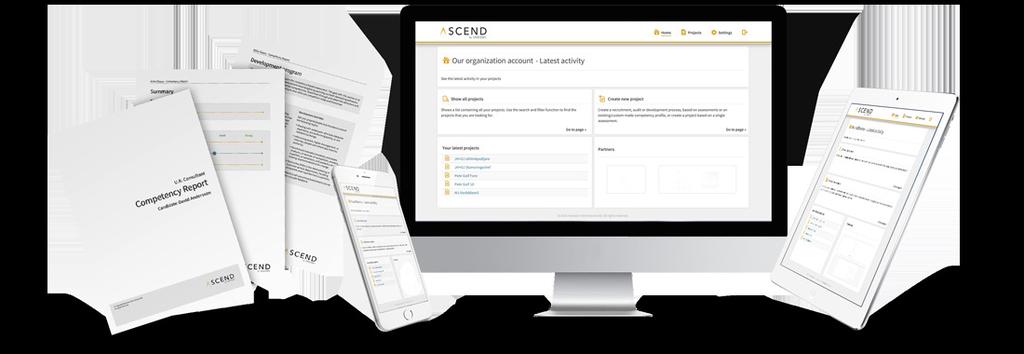 HVA ER ASCEND BY ASSESSIO? Oppdag Ascend by Assessio, et moderne kunnskapsbasert system for matching, utvelgelse, utvikling og business-drevet HR.