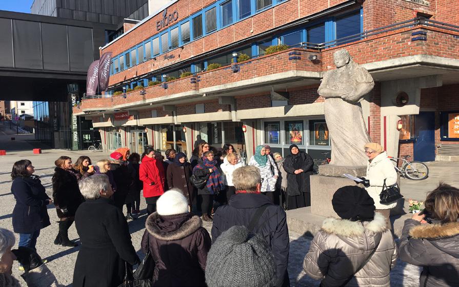 Vi var heldige og trengte ikke å reise langt fordi kontoret ligger i den samme