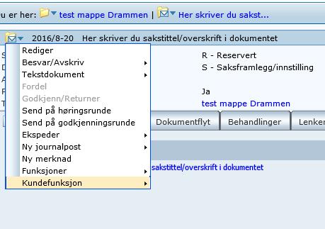 Godkjenning av sak Når saksfremlegget er ferdig og kvalitetssikret skal det sendes på godkjenning.