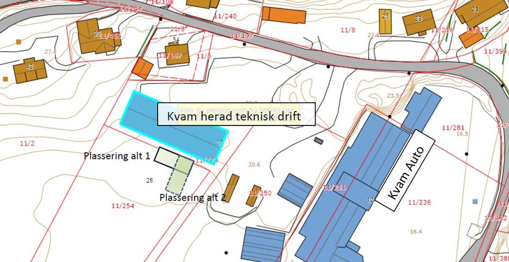 1.0 ORIENTERING OM PROSJEKTET Kvam herad teknisk drift er i gang med utvikling av infrastruktur og bygg for sine aktivitetar.