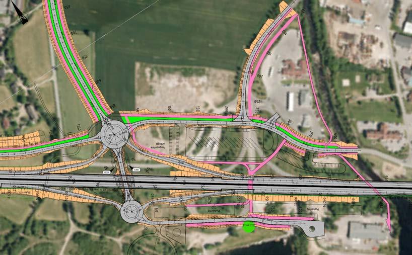 Fra trafikkmaskin til bymiljø Gater i stedet for landeveg Lavere hastighet T-kryss istedenfor rundkjøring Strandvegens forlengelse blir