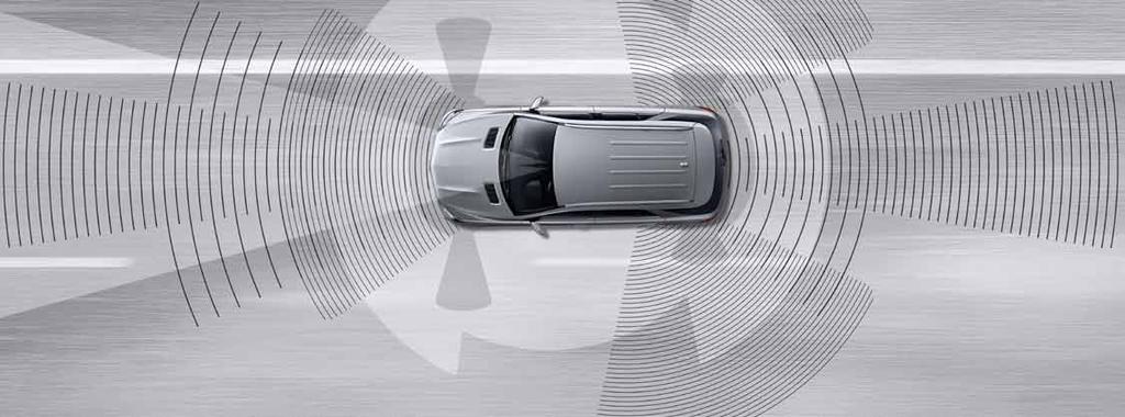 44 Mercedes-Benz intelligent drive Stereokamera, nær- og fjernområderadar samt sensorer hele veien rundt danner grunnlaget for de mange sikkerhets- og assistentsystemene i GLE og GLE Coupé.