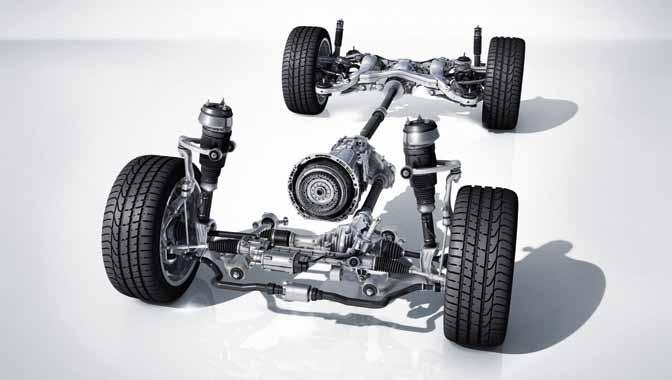 56 Mercedes-AMG teknikk Du forventer enestående ytelse gjennom hele turtallsregisteret. AMG 5,5 liter V8-biturbomotoren tar deg på ordet.
