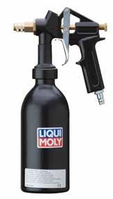 Liqui Moly Liqui Moly Verktøy for rengjøring av dieselpartikkelfilter. Pulverlakkert aluminiumsbeholder. Eurokobling for trykkluft. Spesiallaget lanse med fem forskjellige sonder.