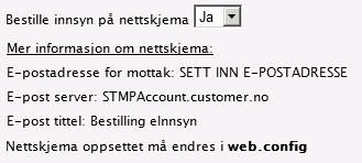 fra, som åpnes. Hvis f.eks. brukeren har en Gmail- eller yahoo-konto kan han/hun ikke bruke disse. 3) Bestille via e-postskjema (må settes både i administrasjonsmodulen og web.