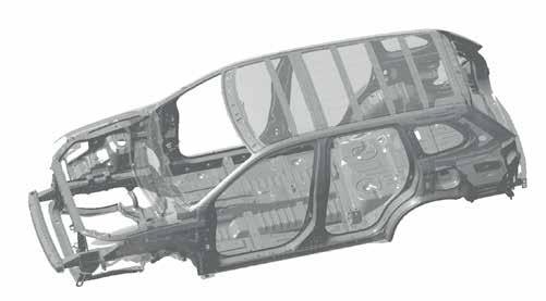 Med sikkerhet i fokus RISE sikkerhetskarosseri For å beskytte deg og dine passasjerer har Outlander PHEV et solid RISE (Reinforced Impact Safety Evolution) karosseri som er