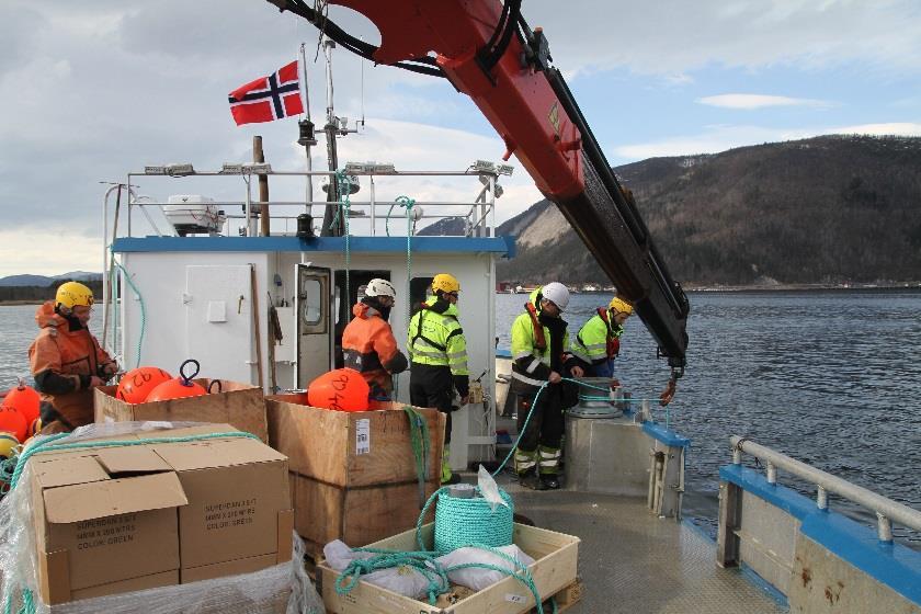 Hvilke data har vi så langt? Alle lyttestasjoner som har blåse på overflaten er lastet ned en eller flere ganger.