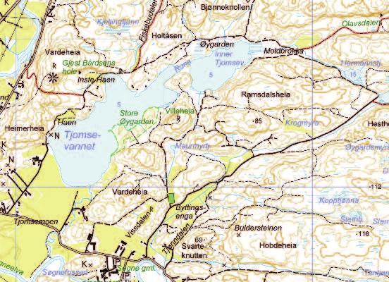 18 jomsevannet - sykkel- eller vandretur 22 Monsøya 19 Kvernhusvannet - vandretur - vandretur Informasjon a rutebåten fra Høllen til Vilhelm Krags brygge på Monsøya (Se ruteplan s.43).