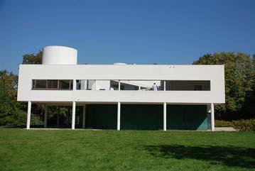 14.30 Villa Savoye Arkitekt: le Corbusier Bygget som sommerhus i 1928 Representerer essensen av le