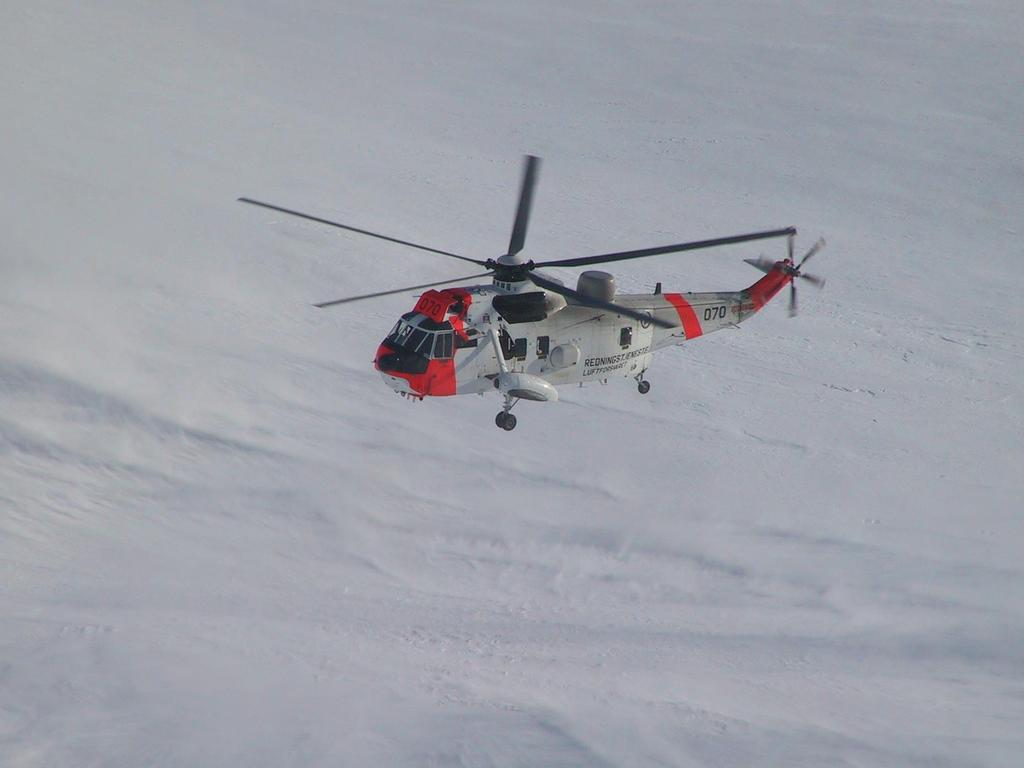 Ressurser Sea-King Planleggingsprioritet: 1. Søk- og redning 2. Luftambulanse 3.