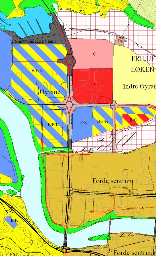 Kvar skal skular og barnehagar kome? Dette skapar målpunkt for reisande og er avgjerande for kvar nye ferdselsårer bør ligga. I dette arbeidet er kommuneplanen sin arealdel lagt til grunn.