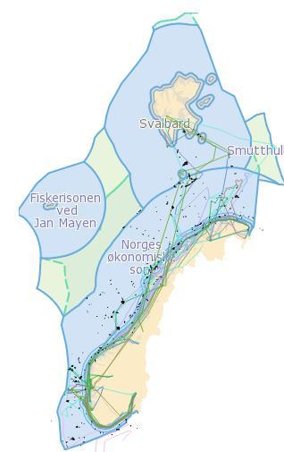 Regelmessig fjernmåling Antall timer fly- og satellittovervåking 2010-2016: 2010 2011