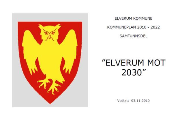 Byplan for Elverum Samlet plan for boligbygging i Elverum kommune Samlet strategisk plan for bygdeutviklingen i Elverum Rådmannens