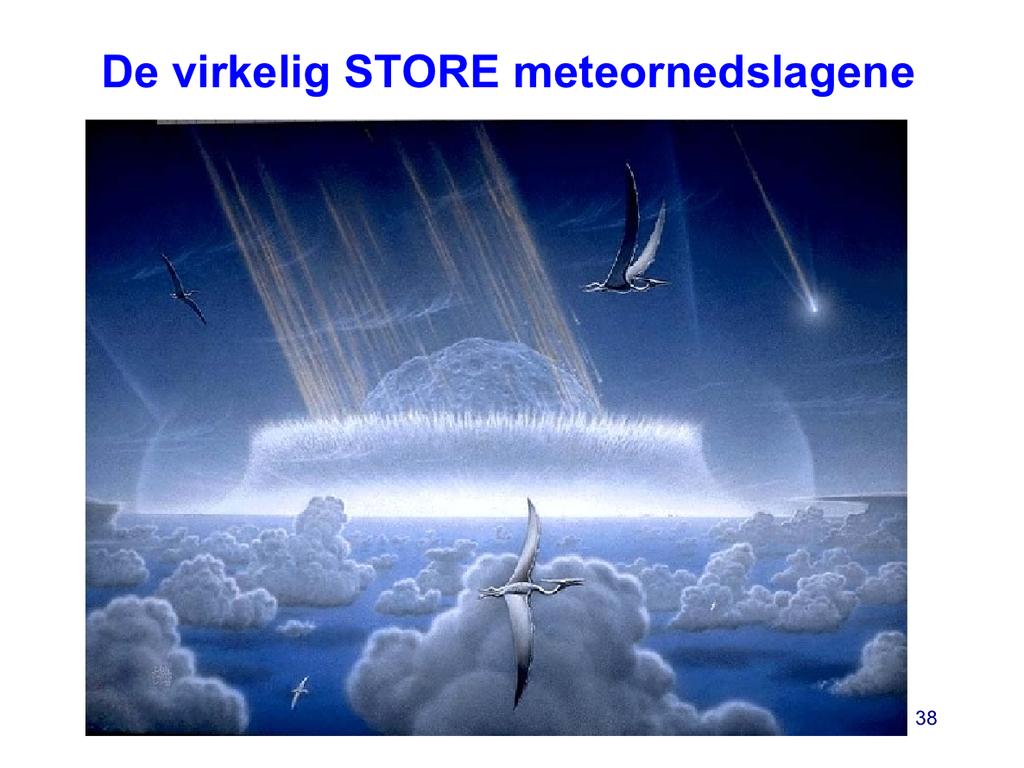 Tunguska-meteoren var kanskje 50-60 meter i diameter, med en energi på 20 Megatonn TNT sprengkraft. Vi bruker en slik bombemålestokk som energimål fra nå av.