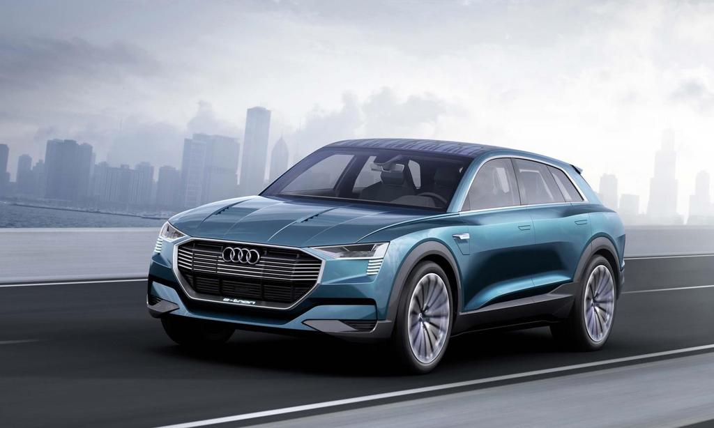 2018: Audi e-tron quattro Ventes: Senhøsten 2018 Karosseri: Stor SUV Batteri: 95 kwh I forrige uke
