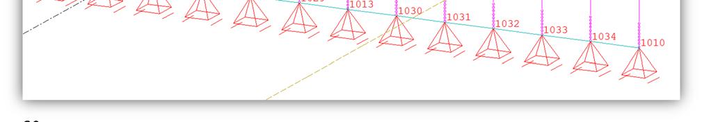 Lasttilfellene 4025 og 4028 gir totale forskyvninger fra egenvekt, spennarmering, kryp og