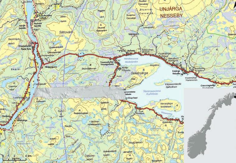 Kartgrunnlag Statens kartverk. Med laserblikk på villreinfangst i Varanger Anneli Nesbakken og Ole Risbøl Hvordan kan undersøkelser av et digitalt landskap være nyttig for nordnorsk arkeologi?