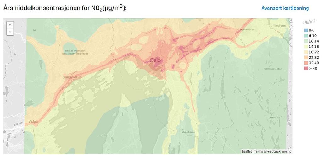 AVD. FOR BY OG INDUSTRI Hjelp til bedre byluft Med det nye nasjonale beregningsverktøyet (NBV) får ansvarlige myndigheter og byplanleggere en webtjeneste som hjelper dem til å planlegge bedre